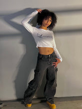 Load image into Gallery viewer, LZ Long Sleeve Crop Top
